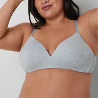 Ambrielle Cotton Wireless Full Coverage Bra