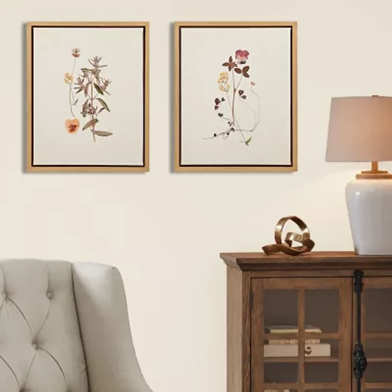 Madison Park French Herbarium 2-pc. Framed Wall Art Sets