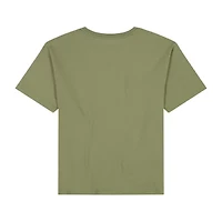 Roxy Big Kid Girls Crew Neck Short Sleeve Oversized Graphic T-Shirt