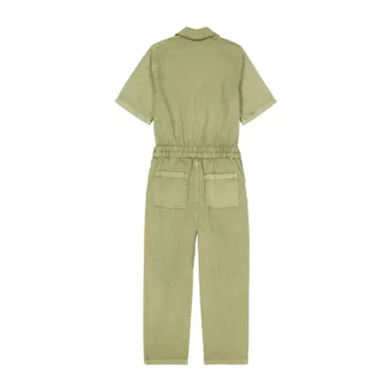Roxy Big Kid Girls Short Sleeve Embroidered Jumpsuit
