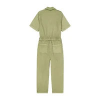 Roxy Big Kid Girls Short Sleeve Embroidered Jumpsuit