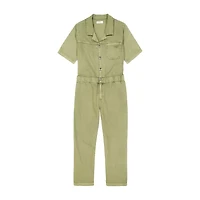 Roxy Big Kid Girls Short Sleeve Embroidered Jumpsuit