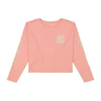 Roxy Big Kid Girls Crew Neck Long Sleeve Loose Fit Graphic T-Shirt