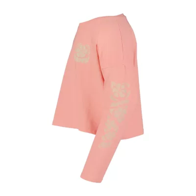 Roxy Big Kid Girls Crew Neck Long Sleeve Loose Fit Graphic T-Shirt