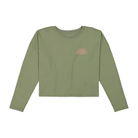 Roxy Big Kid Girls Crew Neck Long Sleeve Loose Fit Graphic T-Shirt