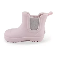 BEARPAW Toddler Chelsea Rain Boots with Faux-Fur Lining