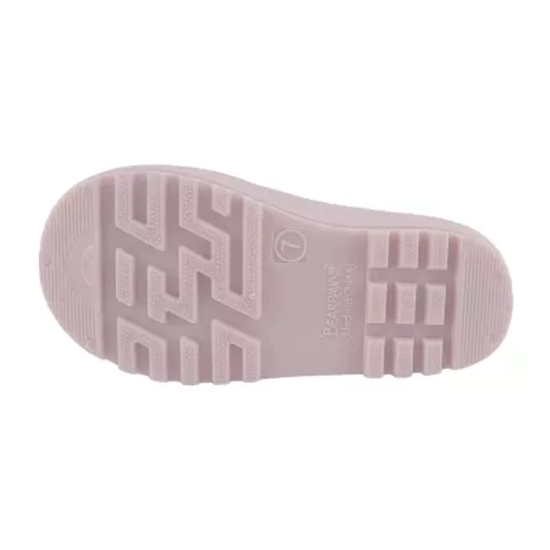 BEARPAW Toddler Chelsea Rain Boots with Faux-Fur Lining