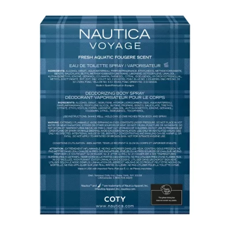 Nautica Voyage Eau De Toilette 2-Pc Gift Set ($43 Value)