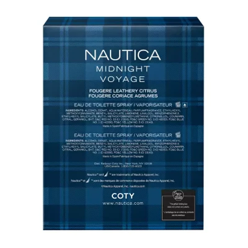 Nautica Midnight Voyage Eau De Toilette 2-Pc Gift Set ($38 Value)