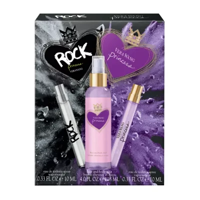 Vera Wang Princess + Rock Princess Eau De Toilette 3-Pc Gift Set ($31 Value)