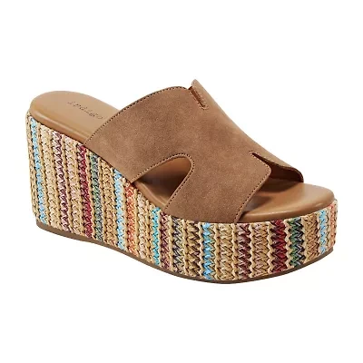Indigo Rd. Womens Wabian Wedge Sandals