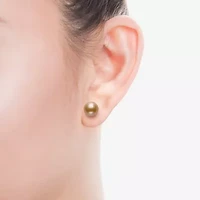 Cultured Freshwater Pearl Sterling Silver 8mm Ball Stud Earrings