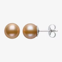 Cultured Freshwater Pearl Sterling Silver 8mm Ball Stud Earrings