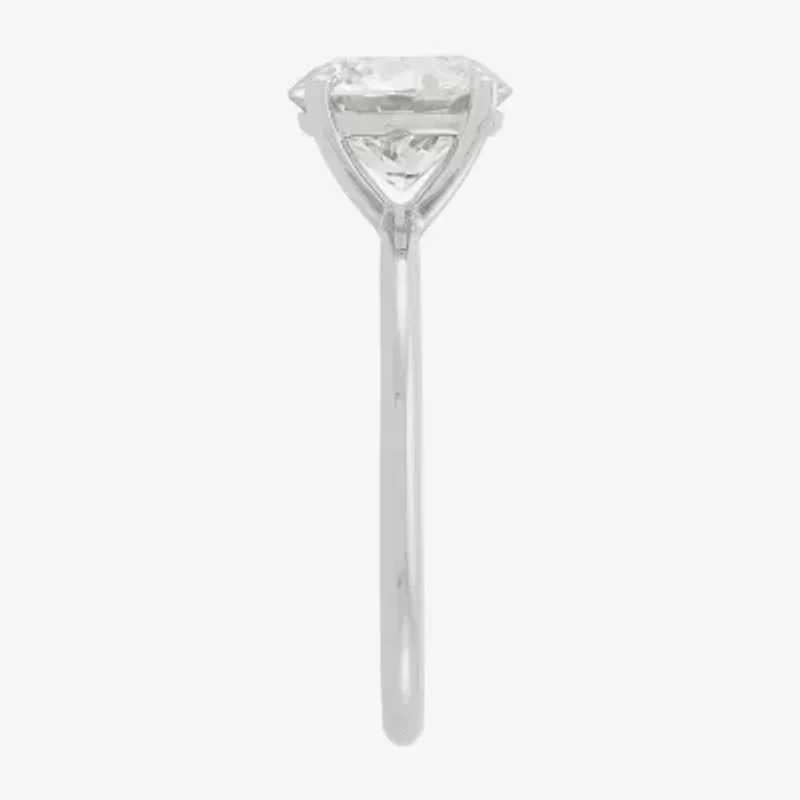 Womens 2 1/2 CT. T.W. Lab Grown White Diamond 14K Gold Round Solitaire Engagement Ring