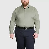 Van Heusen Comfort Performance Mens Big & Tall Classic Fit Stretch Fabric Wrinkle Free Long Sleeve Dress Shirt