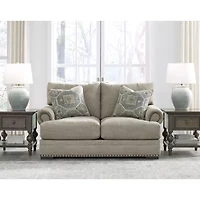 Signature Design by Ashley Galemore Loveseat in Neutral Gray Brown