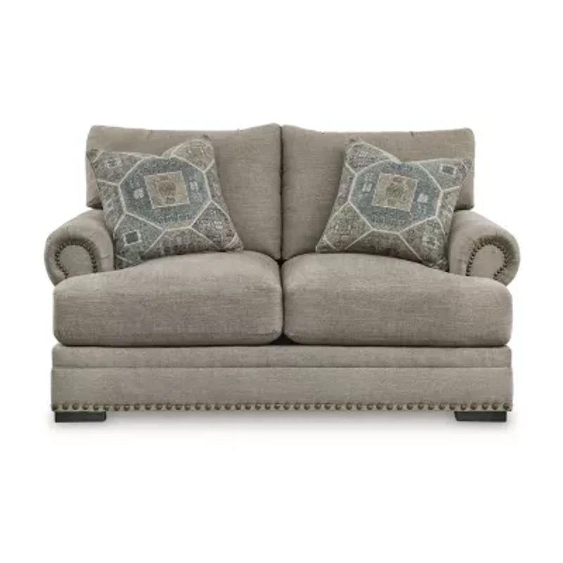 Signature Design by Ashley Galemore Loveseat in Neutral Gray Brown