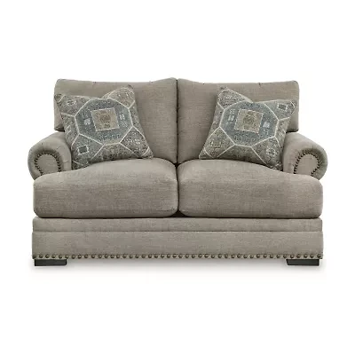 Signature Design by Ashley Galemore Loveseat in Neutral Gray Brown