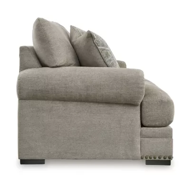 Signature Design by Ashley Galemore Loveseat in Neutral Gray Brown