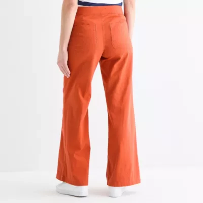 St. John's Bay Womens Tall Wide Leg Trouser