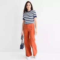 St. John's Bay Womens Tall Wide Leg Trouser