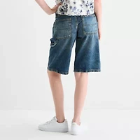 Arizona Womens Low Rise Denim Short