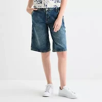 Arizona Womens Low Rise Denim Short