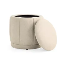 Linden Street Barlow 17" Upholstered Storage Ottoman