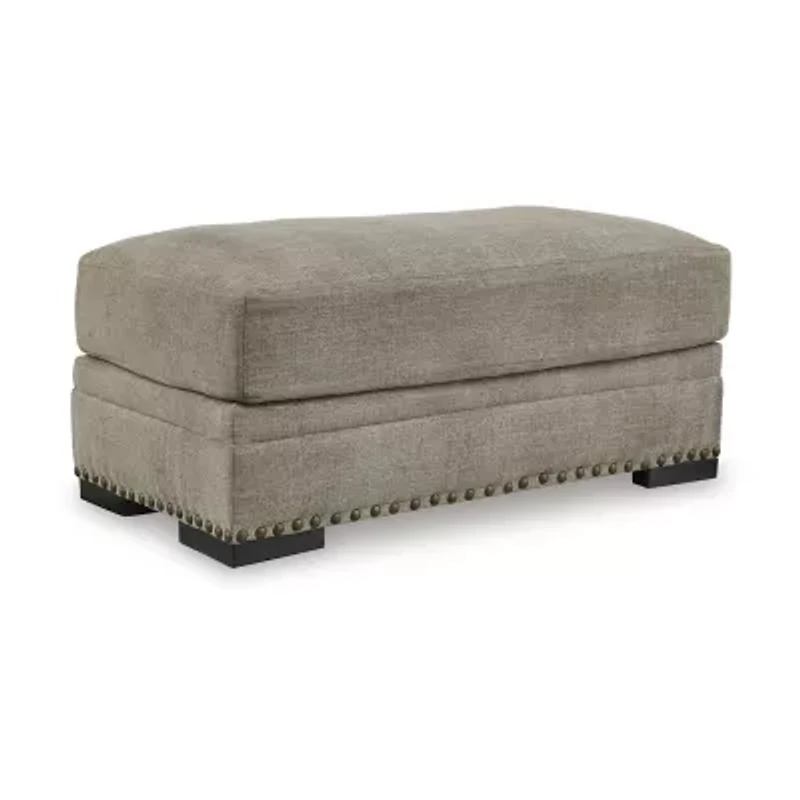 Signature Design by Ashley Galemore Ottoman in Neutral Gray Brown