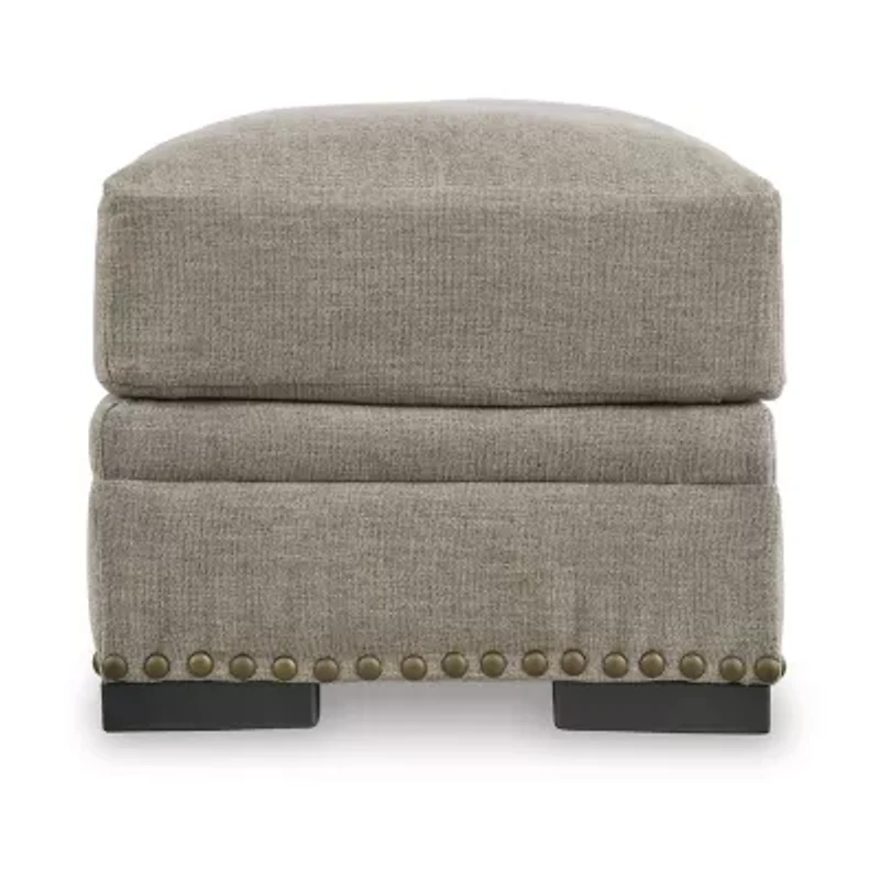 Signature Design by Ashley Galemore Ottoman in Neutral Gray Brown