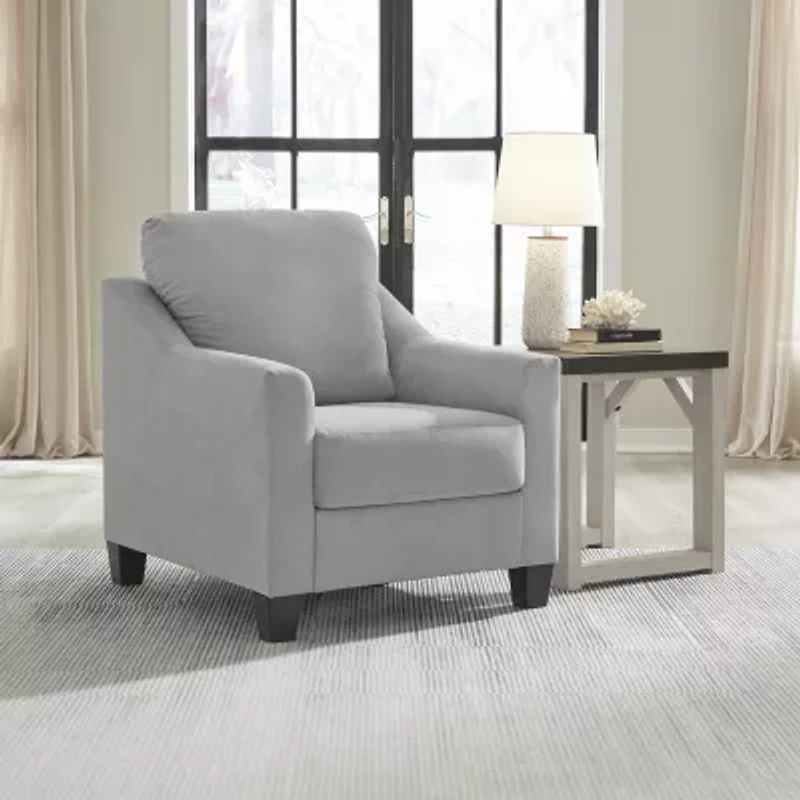 Signature Design by Ashley Adlai Upholstered Chair in Gray