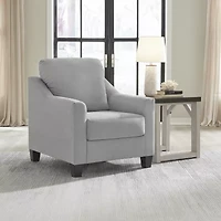 Signature Design by Ashley Adlai Upholstered Chair in Gray