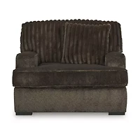 Signature Design by Ashley Aylesworth Upholstered Oversized Chair in Dark Brown