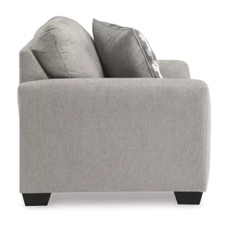 Signature Design by Ashley Avenal Park Upholstered Oversized Chair in Gray