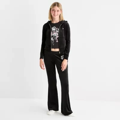 Juicy By Couture Womens Hooded Lightweight Juniors Track Jacket