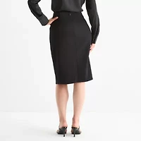 Bold Elements Womens Midi Pencil Skirt