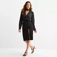 Bold Elements Womens Midi Pencil Skirt