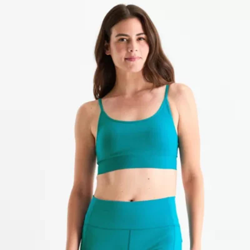 Xersion Womens Low Support Seamless Adjustable Sports Bra