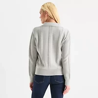 St. John's Bay Womens Long Sleeve Pullover Sweater