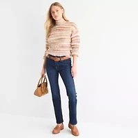 St. John's Bay Womens Mock Neck Long Sleeve Pullover Sweater