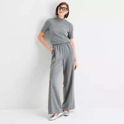 Stylus Womens Mock Neck Short Sleeve T-Shirt