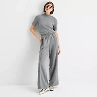 Stylus Womens Mock Neck Short Sleeve T-Shirt
