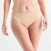 Liz Claiborne Smoothing Womens High Cut Panty 359402