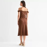 by&by Womens Sleeveless Juniors A-Line Dress