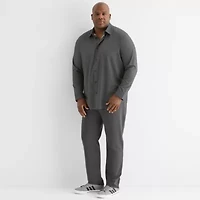 Stylus Mens Long Sleeve Regular Fit Big and Tall Button-Down Shirt