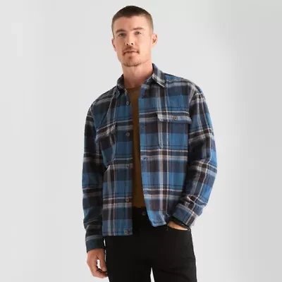 mutual weave Mens Midweight Shirt Jacket