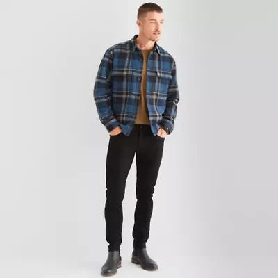 mutual weave Mens Midweight Shirt Jacket