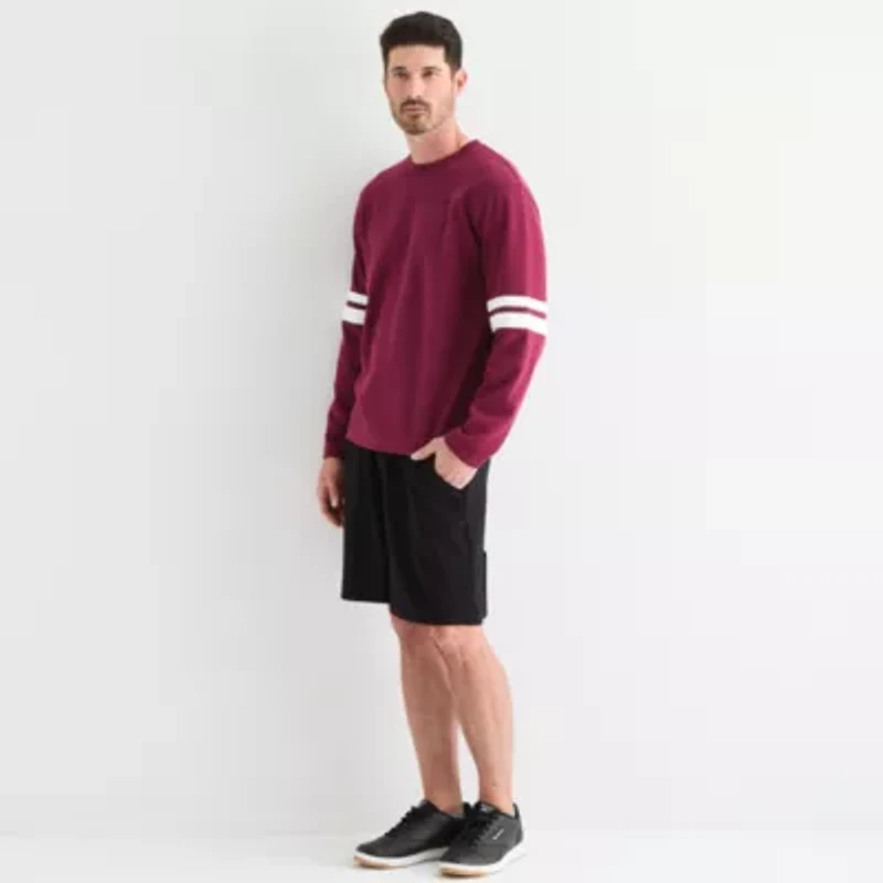Xersion Mens Crew Neck Long Sleeve Active T-Shirt