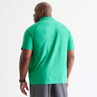 Xersion Activated Cooling Big and Tall Mens Regular Fit Short Sleeve Polo Shirt