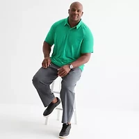 Xersion Activated Cooling Big and Tall Mens Regular Fit Short Sleeve Polo Shirt